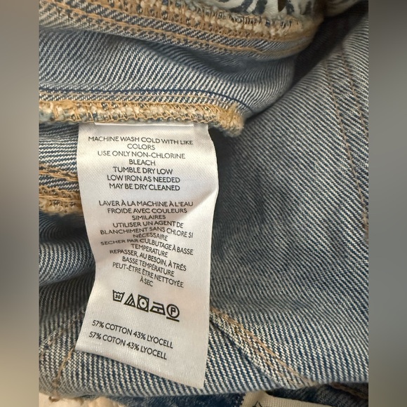 We The Free Good Luck Mid Rise Barrel Jeans in Ultra Light Beam Size 27 - Picture 10 of 15